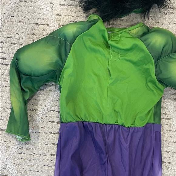 Marvel Kids Hulk Green and Purple Superhero Costume - Picture 11 of 15